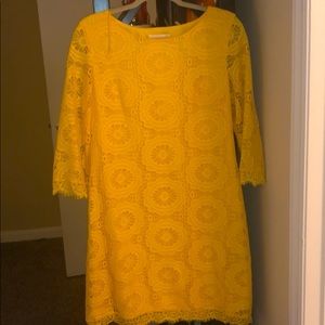 Lace detailed dress